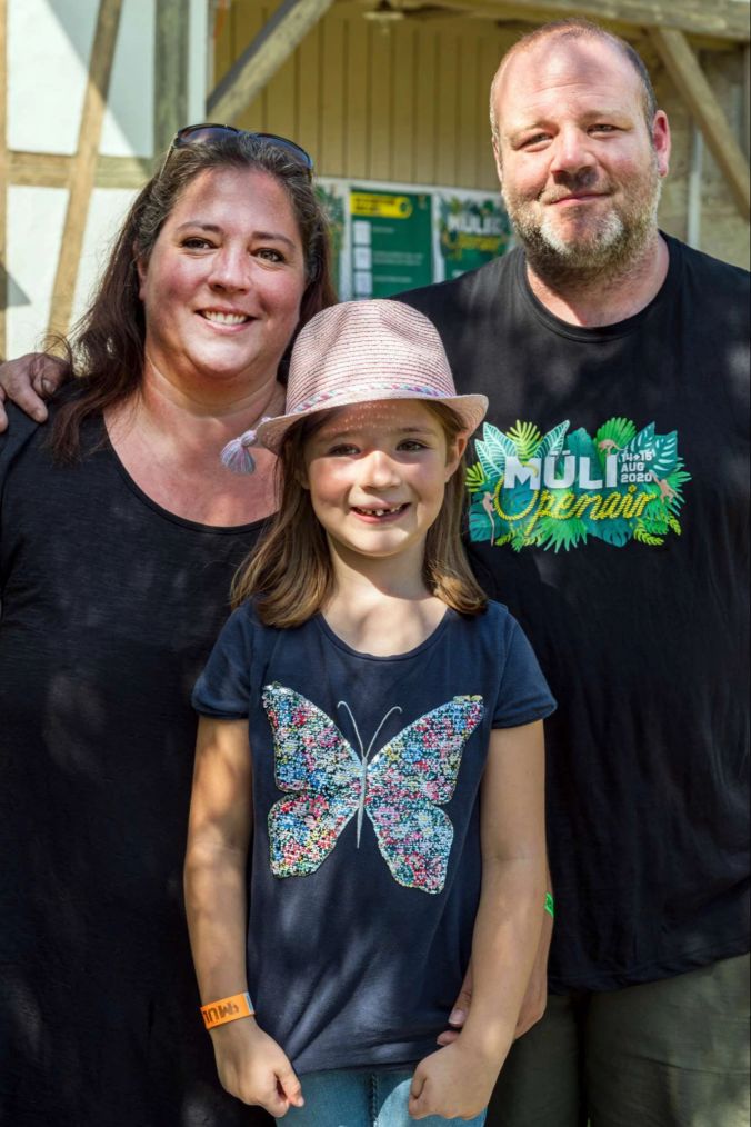 Vl.: Romy, Ewa und George