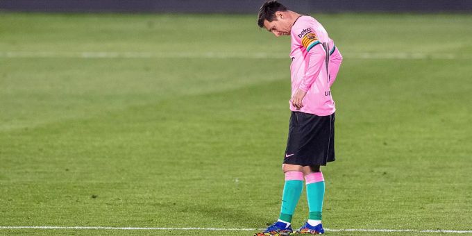Lionel Messi ist nach der Barça-Pleite gegen Getafe enttäuscht. Lionel Messi