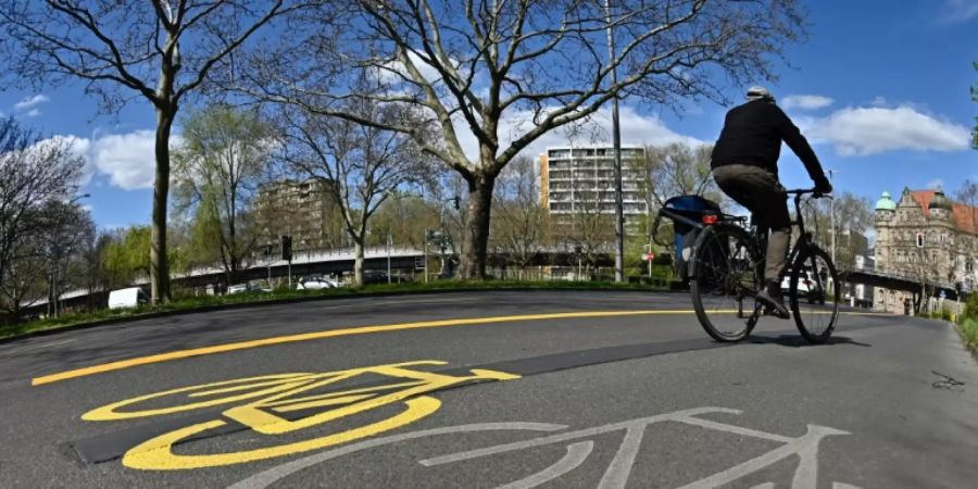 Fahrradfahrer in Berlin