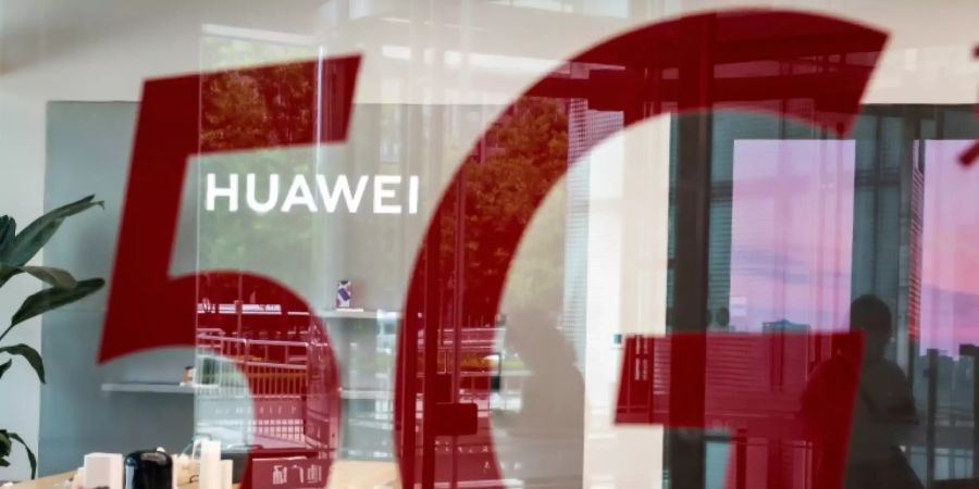 Geschäft von Huawei in Peking
