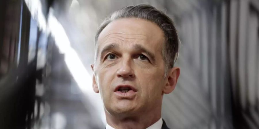 Bundesaussenminister Heiko Maas: «Haben heute einen weiteren Kilometer genommen.». Foto: Olivier Hoslet/Pool EPA/AP/dpa
