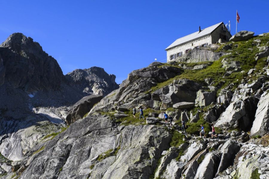 SAC-Hütte Klimawandel