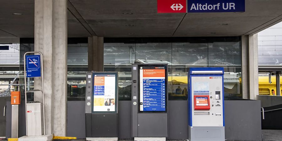 Am Montagmorgen kam es zwischen Altdorf UR und Erstfeld zu ausserordentlichen Bahnarbeiten. (Archivbild)