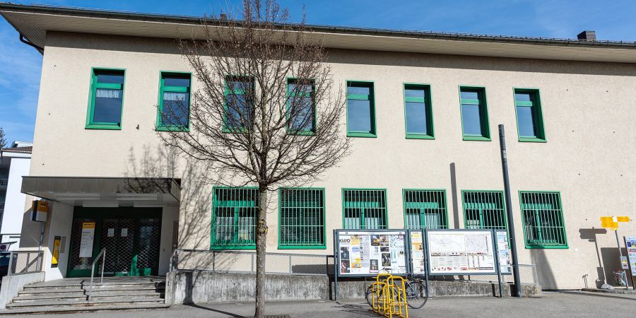 Die Post in Langnau im Emmental an der Bahnhofstrasse 7.