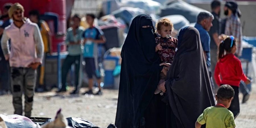 Das Al-Hol-Flüchtlingslager im August 2022