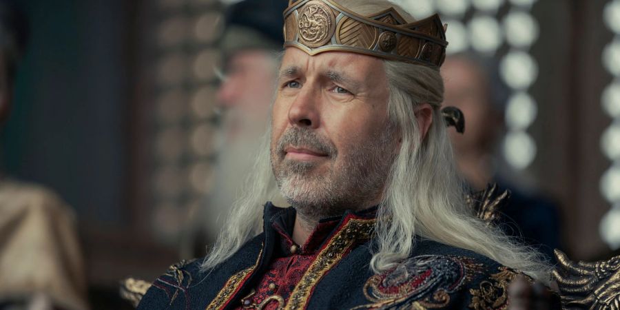 Paddy Considine als König Viserys Targaryen in der Serie «House of the Dragon».