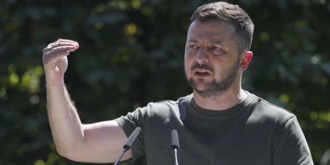 Der ukrainische Präsident Wolodymyr Selenskyj. Ukraine