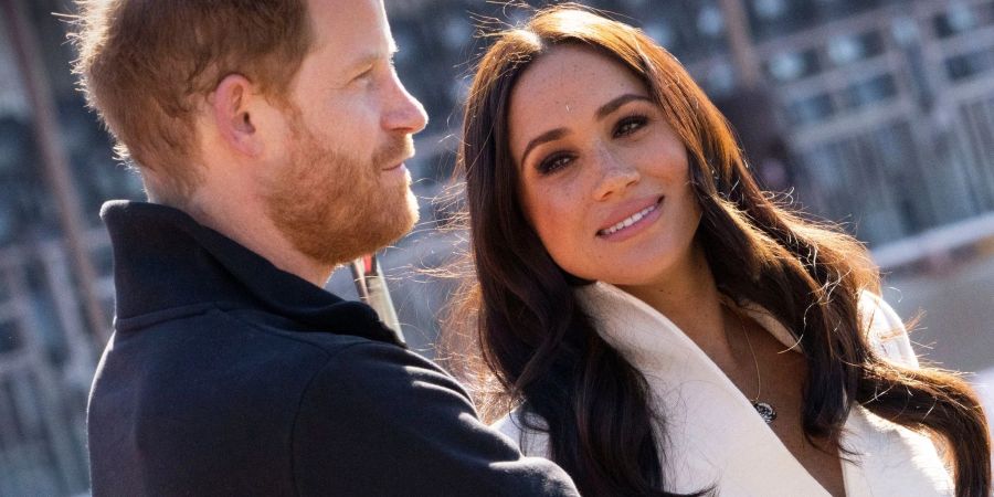 Prinz Harry und Meghan, Herzog und Herzogin von Sussex, bei einer Veranstaltung in Den Haag.