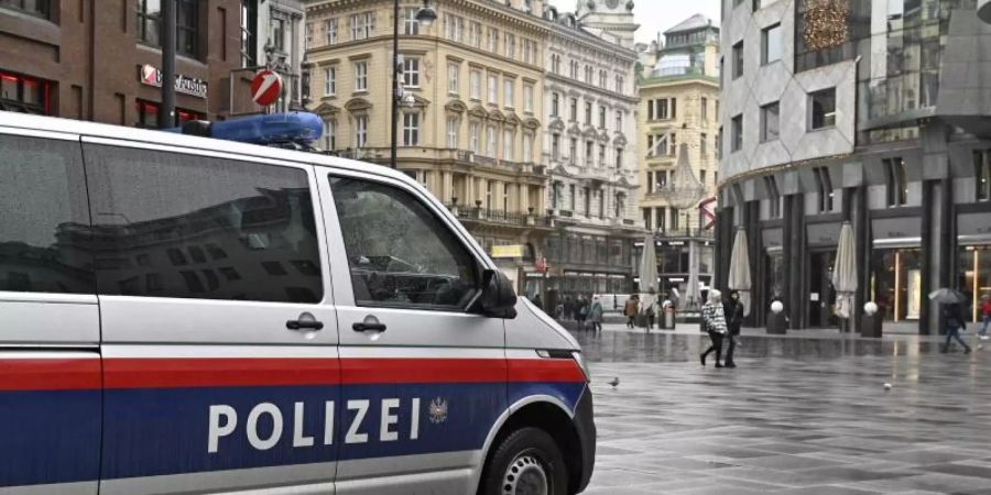 Wien im Lockdown - hier eine Archivaufnahme aus dem Januar. Foto: Hans Punz/APA/dpa