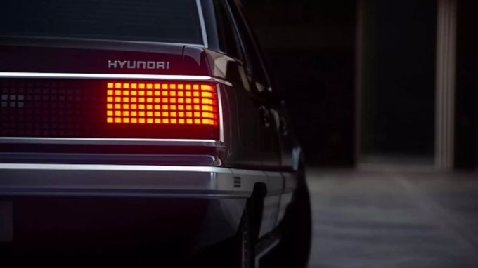 Die Pixel-LEDs der Ioniq-Serie trägt der Hyundai Grandeur Heritage Series auch am Heck Hyundai Grandeur Heritage Series