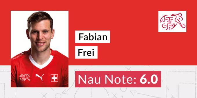 Die Nau-Note für Fabian Frei. schweizer nati