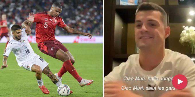 «Gebt Gas» - Verletzter Xhaka motiviert Kameraden vor Italien-Kracher