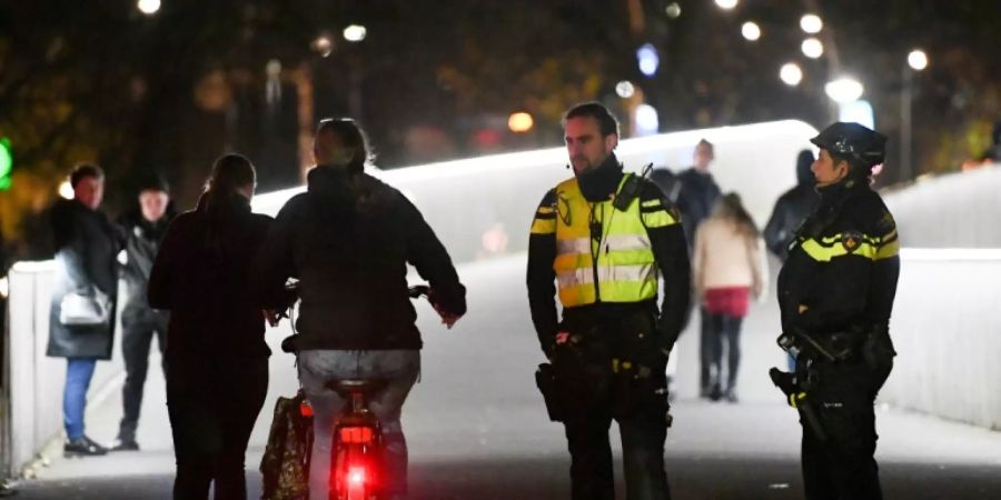 Polizei in Zwolle in Niederlanden