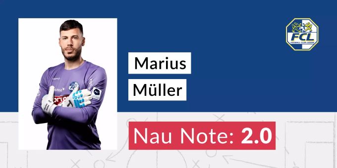 Die Nau-Note für Marius Müller vom FC Luzern. Marius Müller