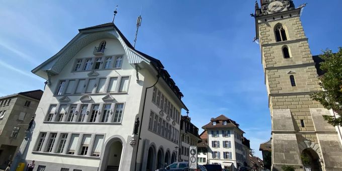 Stadthaus_Kirchplatz_Mobilfunkantenne Stadthaus_Kirchplatz_Mobilfunkantenne