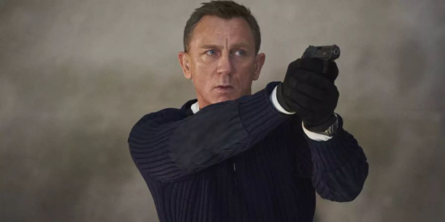 Daniel Craig in «No Time To Die»: In Grossbritannien und Irland hat der Geheimagent mit seinem neuesten Streifen den Rekord an den Kinokassen gebrochen - nicht so in der Schweiz.