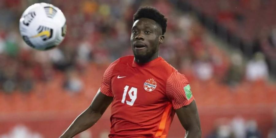 Kanadas Nationalspieler Alphonso Davies begeisterte beim WM-Qualifikationsspiel gegen Panama mit einem spektakulären Treffer. Foto: Chris Young/The Canadian Press via ZUMA/dpa