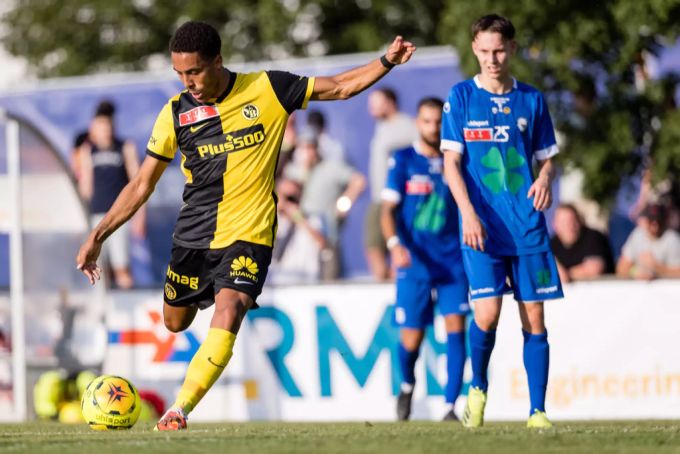Auch Marvin Spielmann (hier im Cup gegen den FC Littau) kommt in der aktuellen Saison für YB kaum zum Zug. Marvin Spielmann