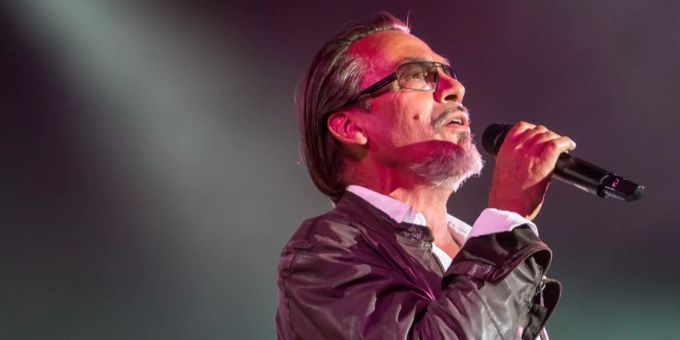 Der französische Sänger Florent Pagny bei einem Festival in Jahr 2015. florent pagny
