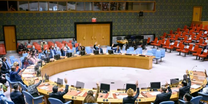 Hier möchte die Schweiz in den Jahren 2023 und 2024 mitbestimmen können: Der Uno-Sicherheitsrat in New York. (Archiv) Uno-Sicherheitsrat