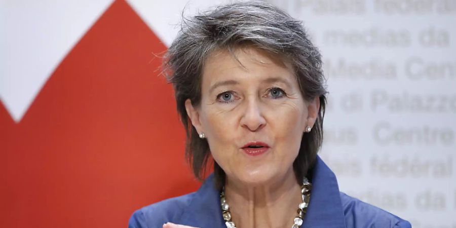 Bundesrätin Simonetta Sommaruga ist am Weltklimagipfel zusammen mit ihrem ruandischen Amtskollegen daran, einen Zeitplan für die Umsetzung der Klimaziele zu definieren. (Archivbild)