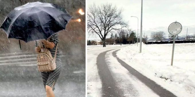 Kalter Wochenstart - Schneefallgrenze sinkt am Montag auf 1500 Meter