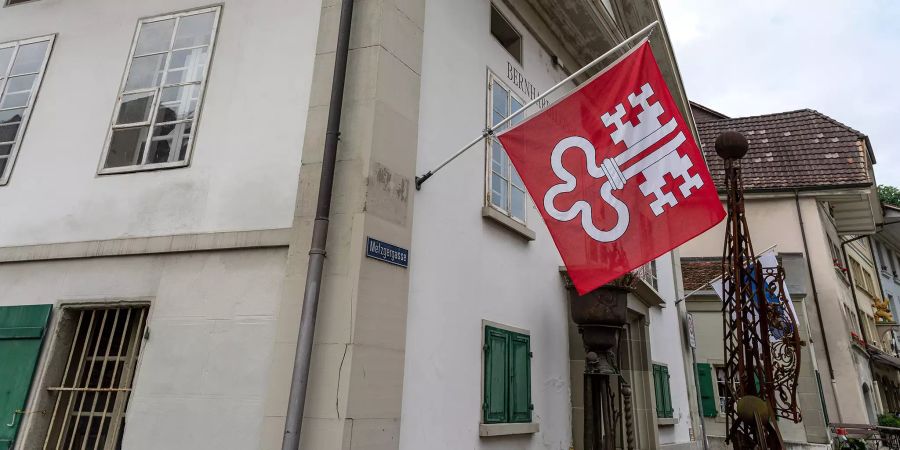 Das alte Schlachthaus an der Metzgergasse in Burgdorf in dem die Werke des Eisenplastikers Bernhard Luginbühl zu sehen sind.