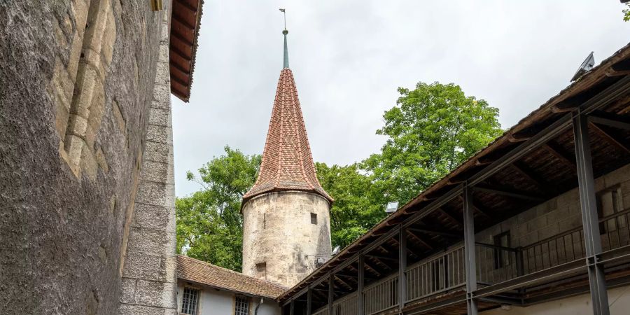 Das Schloss Nidau im Kanton Bern.