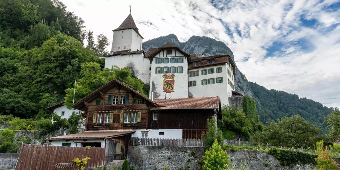Das Schloss Wimmis. Das Schloss Wimmis.