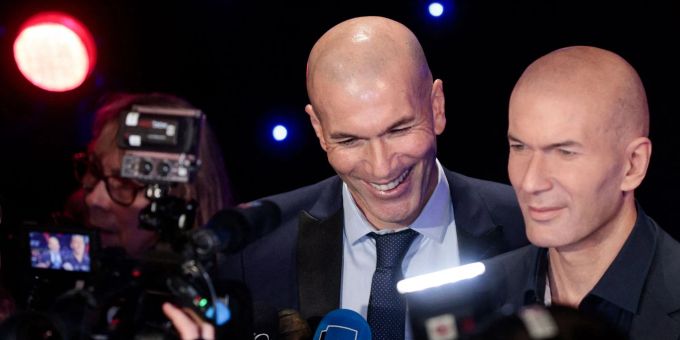 Hat nun eine eigene Wachsfigur im Musee Grevin: Zinédine Zidane. Hat nun eine eigene Wachsfigur im Musee Grevin: Zinédine Zidane.