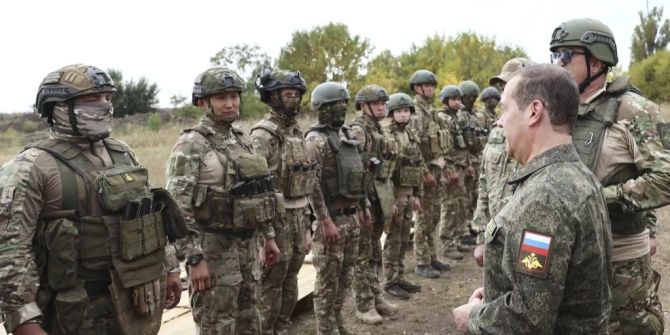 Russische Soldaten Krieg