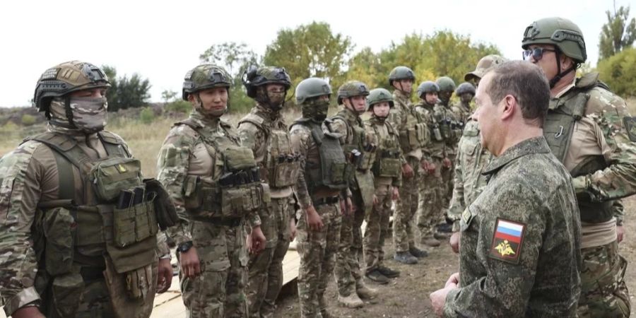 Russische Soldaten Krieg