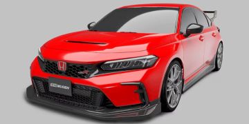 Der Honda Civic Type-R wird vom Werkstuner Mugen in zwei Varianten veredelt, die «Gruppe A»-Version ist die zivilere der beiden.