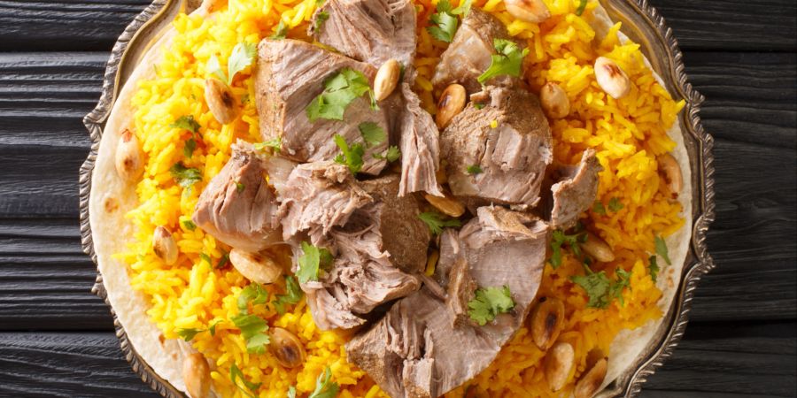 Jordanisches Nationalgericht Mansaf