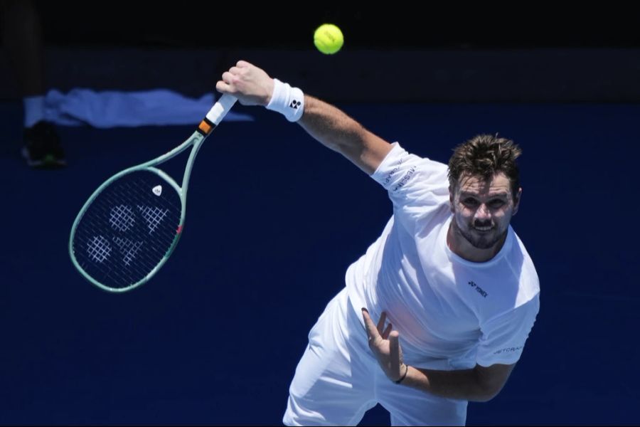 Stan Wawrinka beim Australien Open.