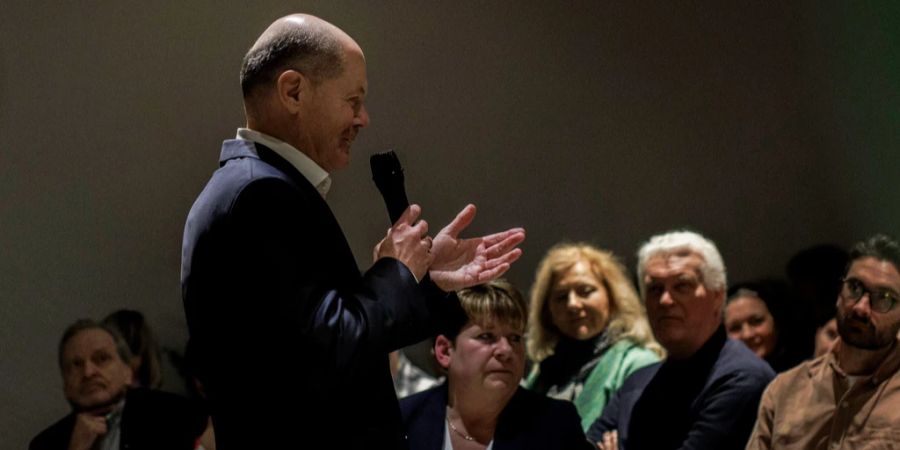 Olaf Scholz Bürgergespräch Stahnsdorf