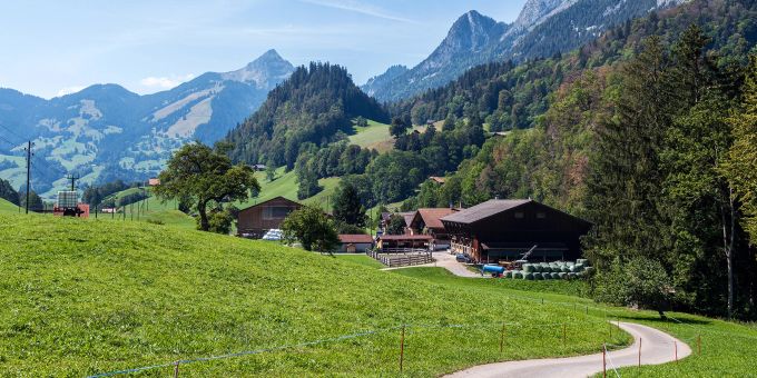 Bauernhof im Simmental. - Oberwil (Symbolbild) bauern