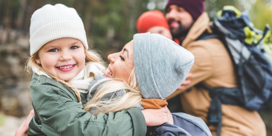 Familie macht einen Ausflug