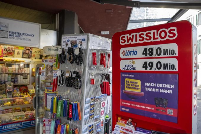 48 Millionen Franken waren im Jackpot – geknackt wurde er aber nicht. swiss lotto
