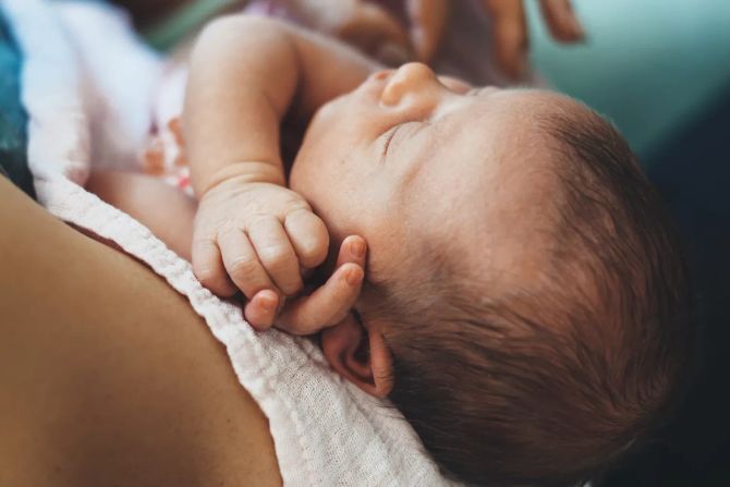 Baby schläft