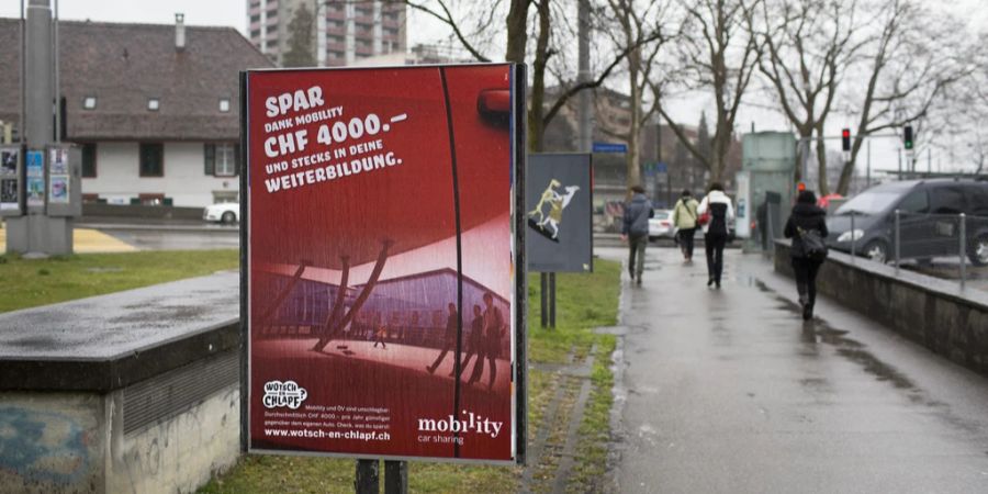 Werbeplakat