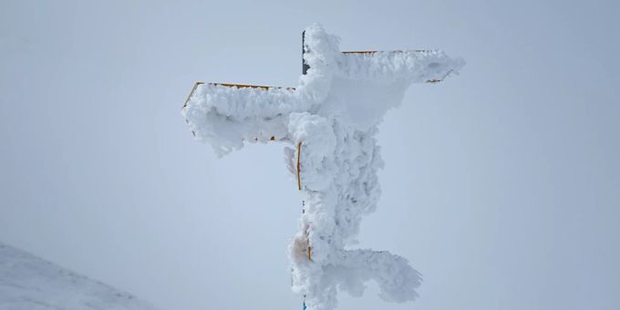 Ein vereister Wegweiser im Malbun bei Buchs SG. (Archivbild) Ein vereister Wegweiser im Malbun bei Buchs SG. (Archivbild)