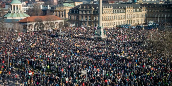 Gegen Rechts Hunderttausende In Deutschland Auf Den Strassen