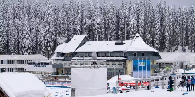 Bei der Biathlon-WM auf der Pokljuka hat es fünf positive Coronavirus-Tests gegeben. Foto: Sven Hoppe/dpa Bei der Biathlon-WM auf der Pokljuka hat es fünf positive Coronavirus-Tests gegeben. Foto: Sven Hoppe/dpa