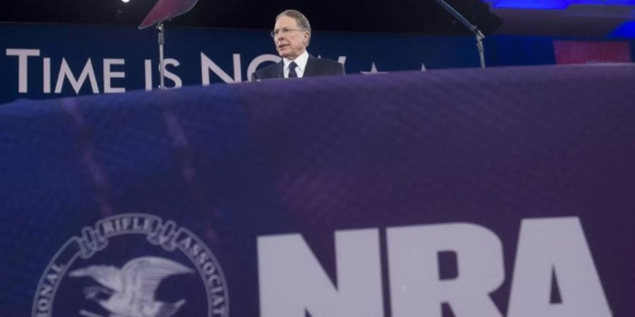 LaPierre bei NRA-Veranstaltung 2016