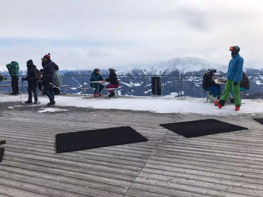 Das tolle Panorama ist im Berghaus Nagens inbegriffen.