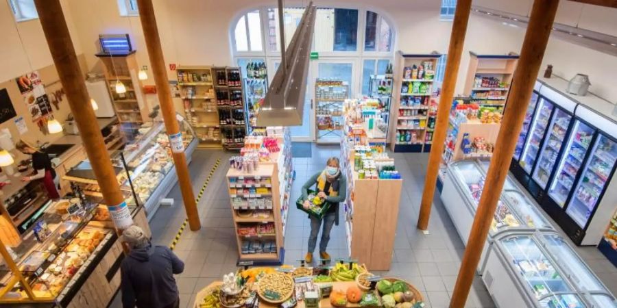 Der Dorfladen in Bolzum. Foto: Julian Stratenschulte/dpa