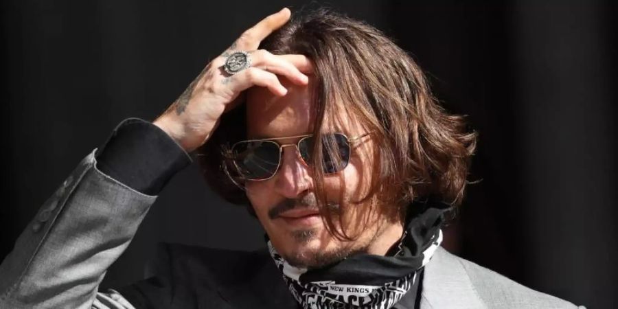 Johnny Depp trifft Ende Juli vor dem High Court in London ein. Foto: Yui Mok/PA Wire/dpa