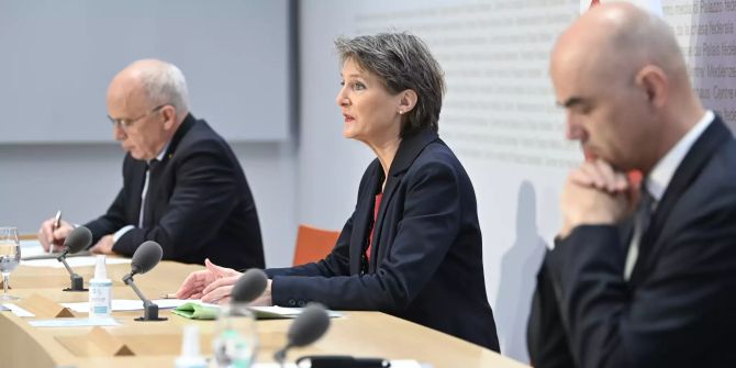 Coronavirus Bundesrat Medienkonferenz Sperrstunde