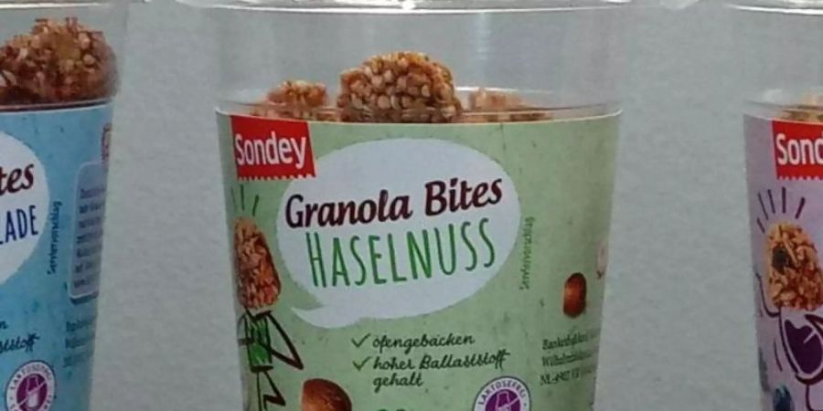 Rückruf: Sesam-Samen im Lidl-Snack «Sondey Granola Bites» könnten das gesundheitsschädliche Pflanzenschutzmittel Ethylenoxid enthalten. Foto: Lidl/Lidl/obs